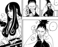 Eida and Shikamaru as seen in Boruto: Two Blue Vortex chapter 16 (Image via Shueisha)